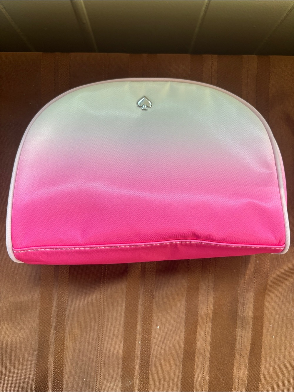 NWT Kate Spade Jae Degrade Medium Dome Cosmetic Case - Radiant Pink Ombré